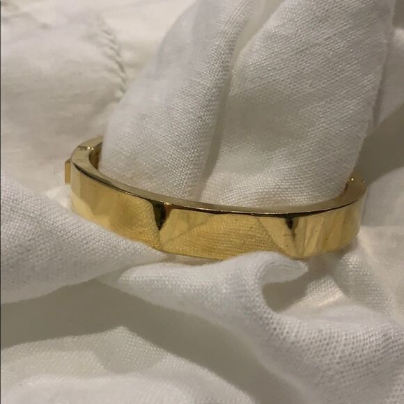 J. Crew Golden Hinged Bangle - Picture 3 of 9